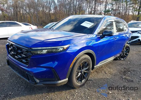 2024 Honda Cr-V Hybrid Sport-L из США, поврежденный, VIN 7FARS6H88RE066653